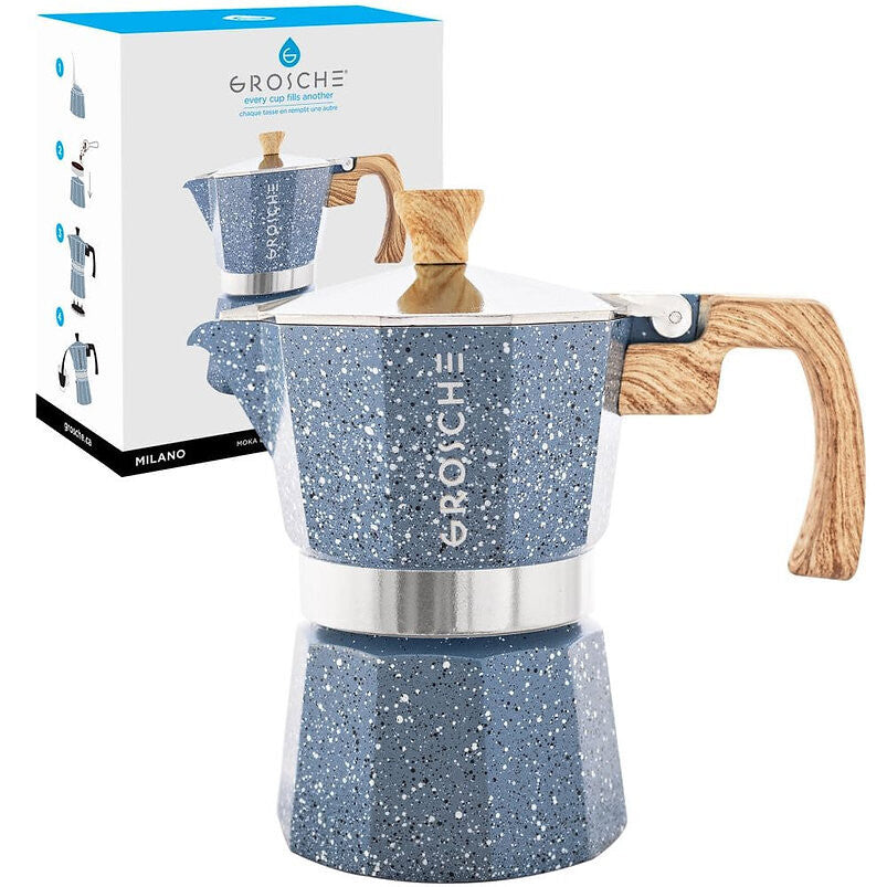 Grosche - Stovetop Espresso Coffee Maker: Milano Stone