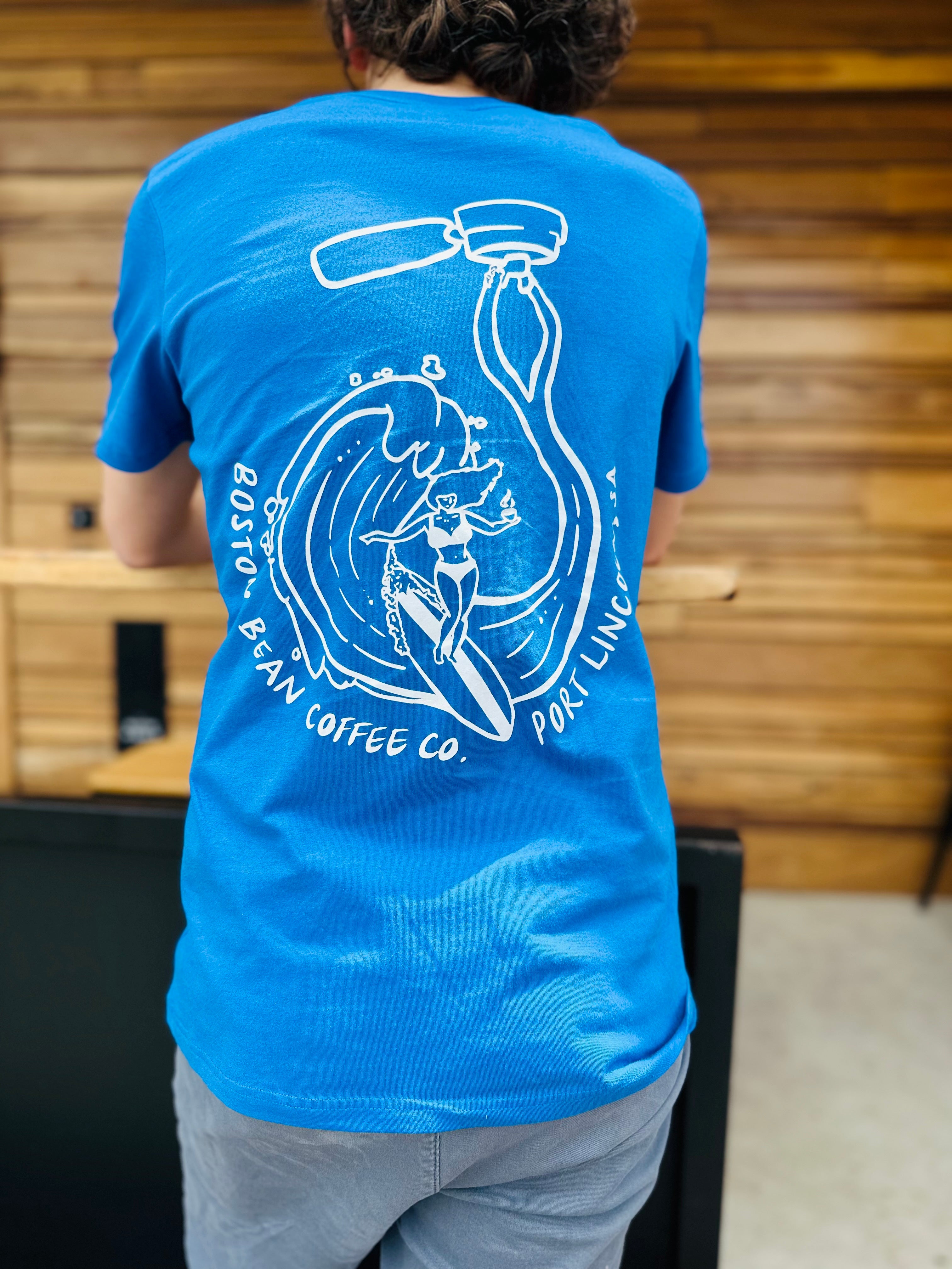 Boston Bean Leaves and Surf Tee