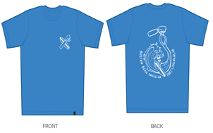 Boston Bean Leaves and Surf Tee