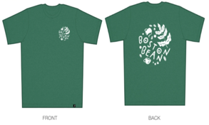 Boston Bean Leaves and Surf Tee