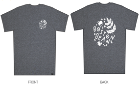 Boston Bean Leaves and Surf Tee