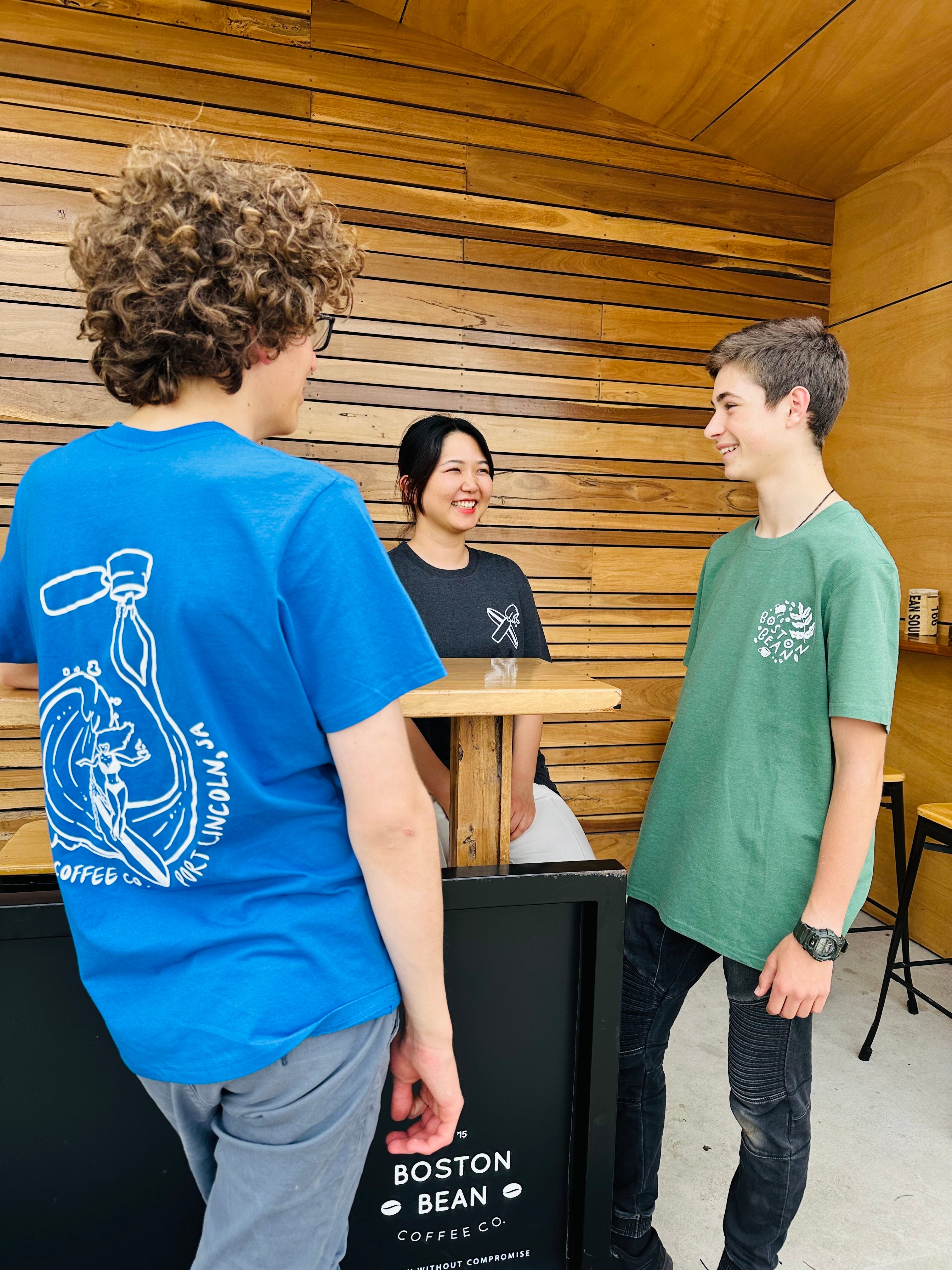 Boston Bean Leaves and Surf Tee