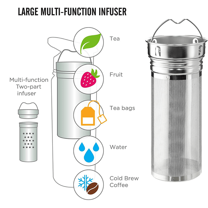 Grosche - Chicago Steel 22oz Infuser Tumbler