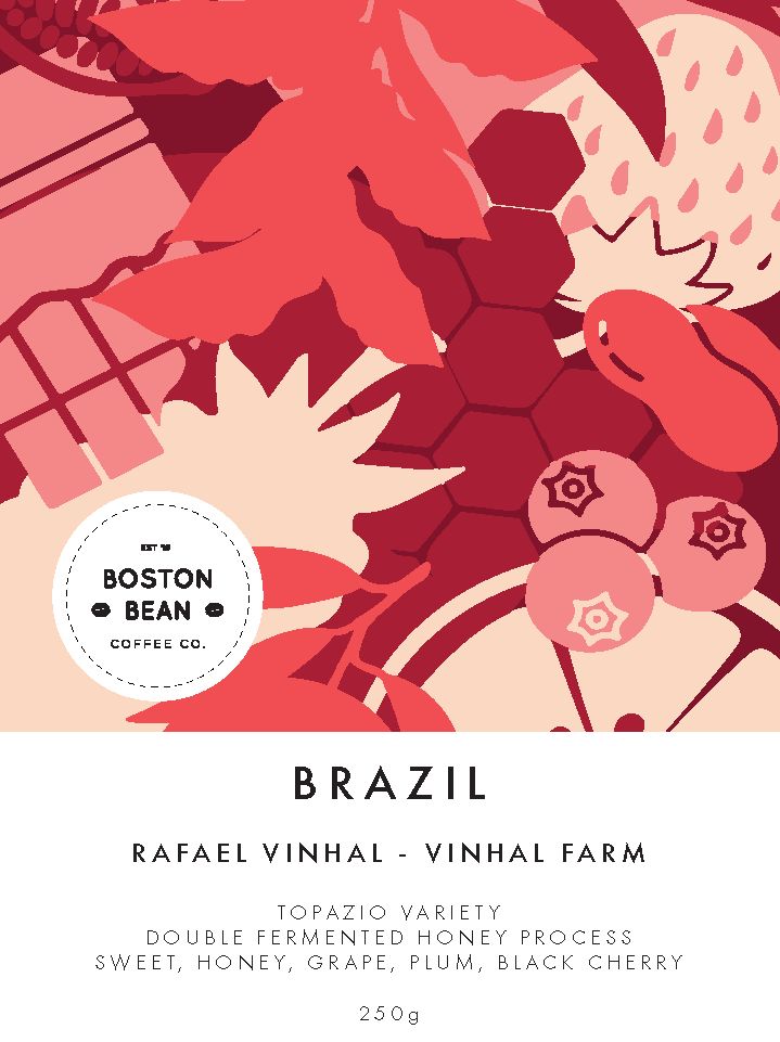 Brazil - Rafael Vinhal - Double Fermented -Honey Process - SINGLE ORIGIN
