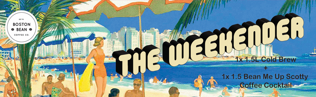 the Weekender cold brew & cocktail gift set (1.5L Cold Brew+ 1.5L Bean me up scotty coffee cocktail) Limited Time Only