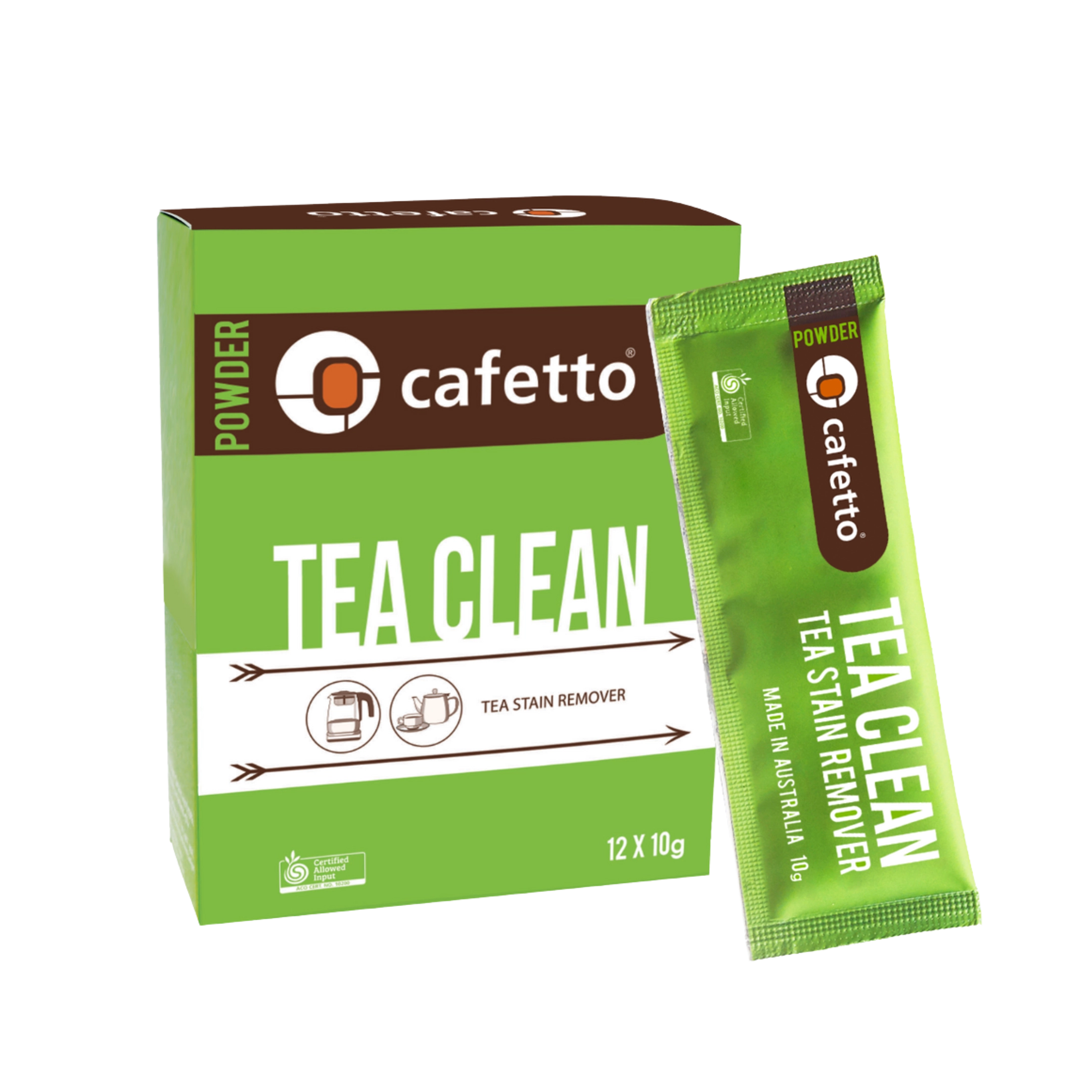 Cafetto Tea Cleaner (10g sachet x 4 sachets per pack) – Boston Bean ...