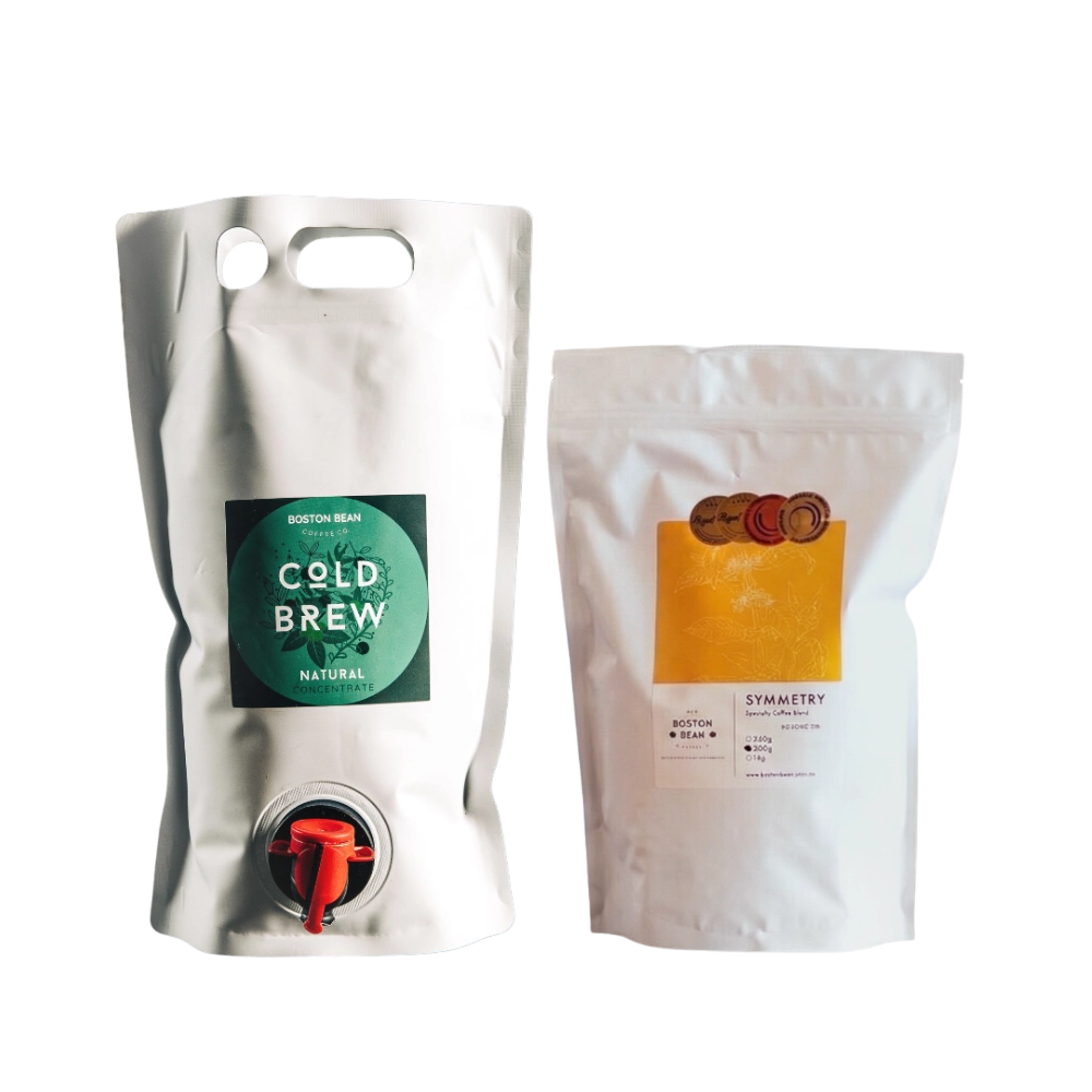 The Ultimate Chill & Brew Bundle: Cold Brew Pouch (1.5L) + 500g Coffee Beans Choice