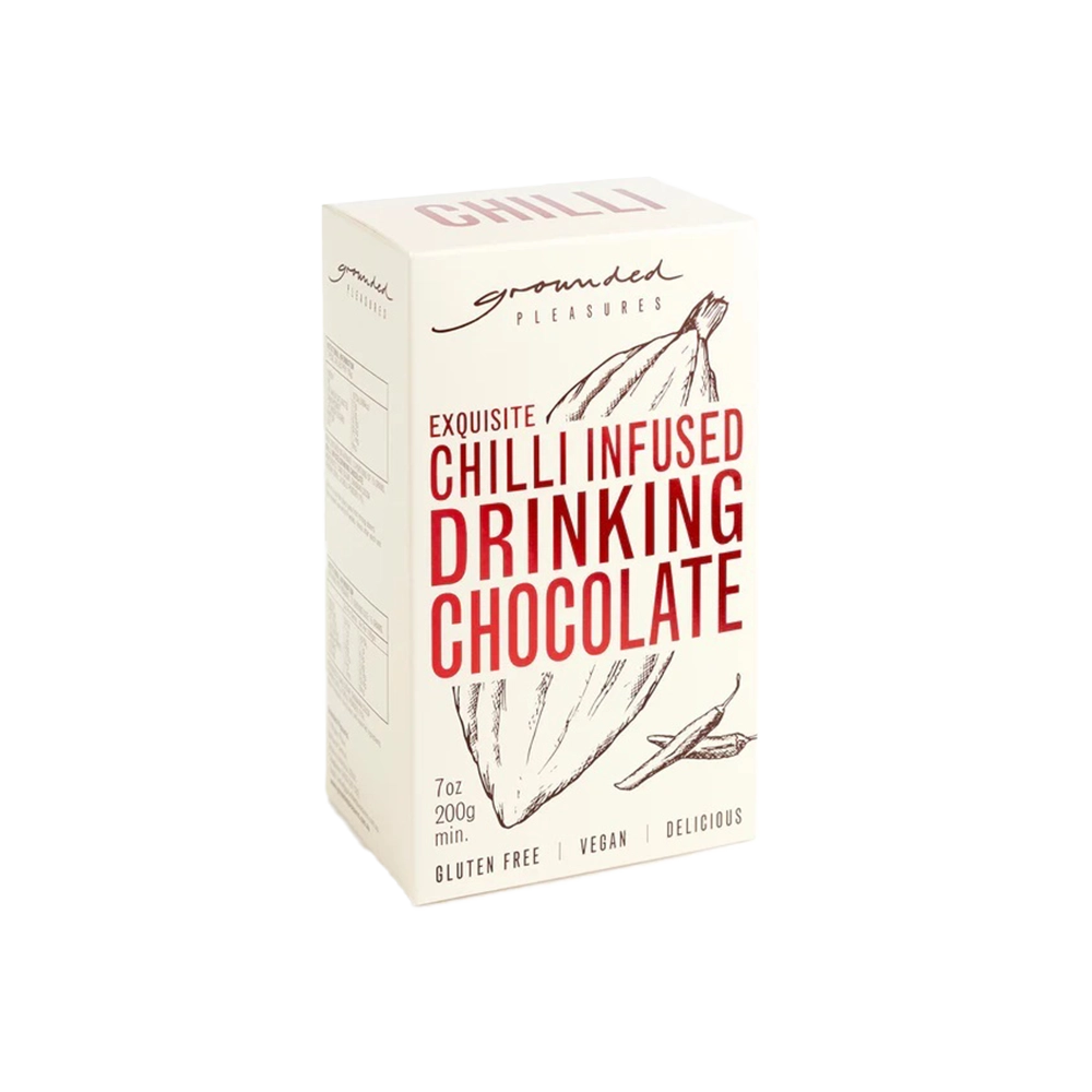 Grounded Pleasures - Chilli Infused Drinking Chocolate - 200g