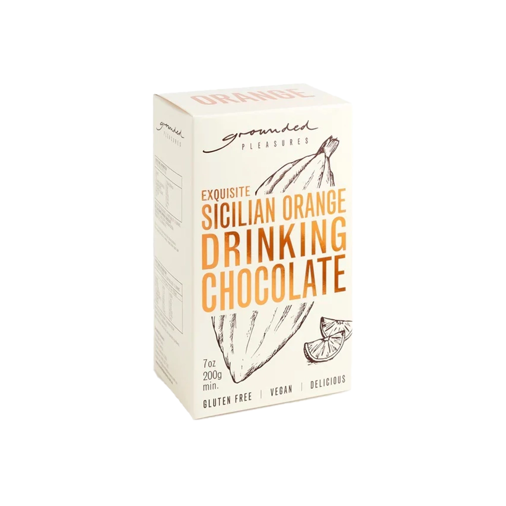Grounded Pleasures - Sicilian Orange Drinking Chocolate - 200g