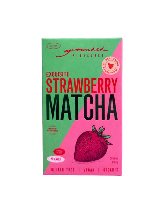 Grounded Pleasures- Strawberry Matcha Grounded Pleasures