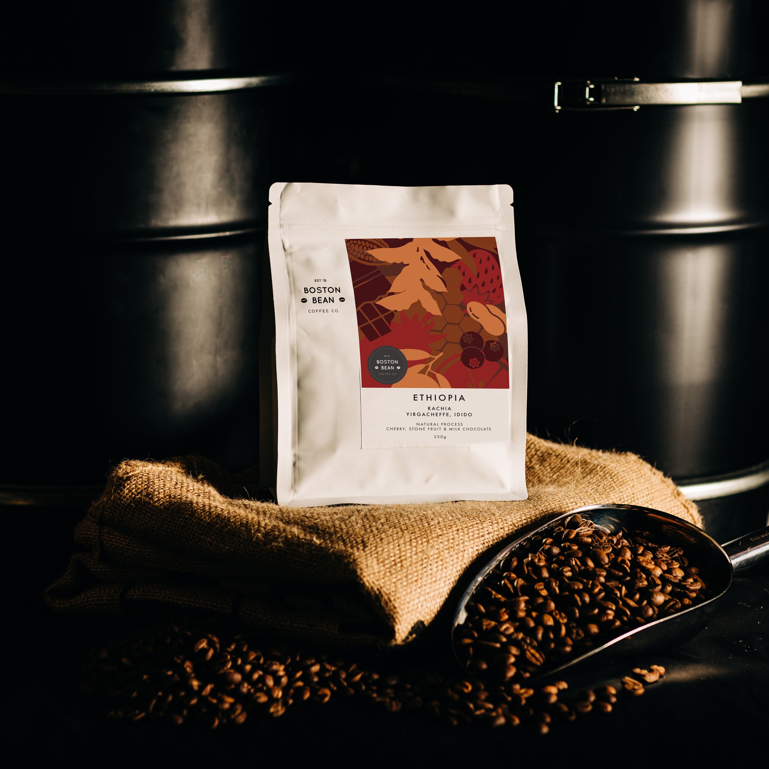 Ethiopia Yirgacheffe, Rachia - SINGLE ORIGIN Boston Bean Coffee Co.